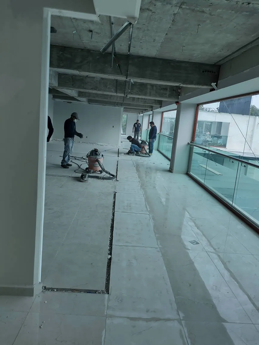 Sistema de plomería instalado en un complejo residencial